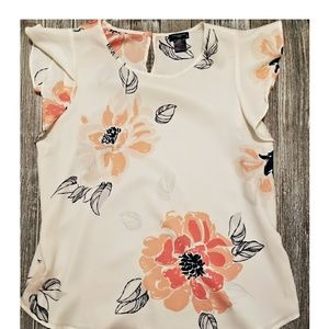 Ann Taylor Flower Blouse